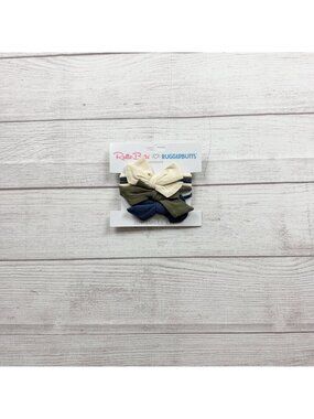 RuffleButts Baby Girls Bow Headbands 3 Pack Solids NWT One Size